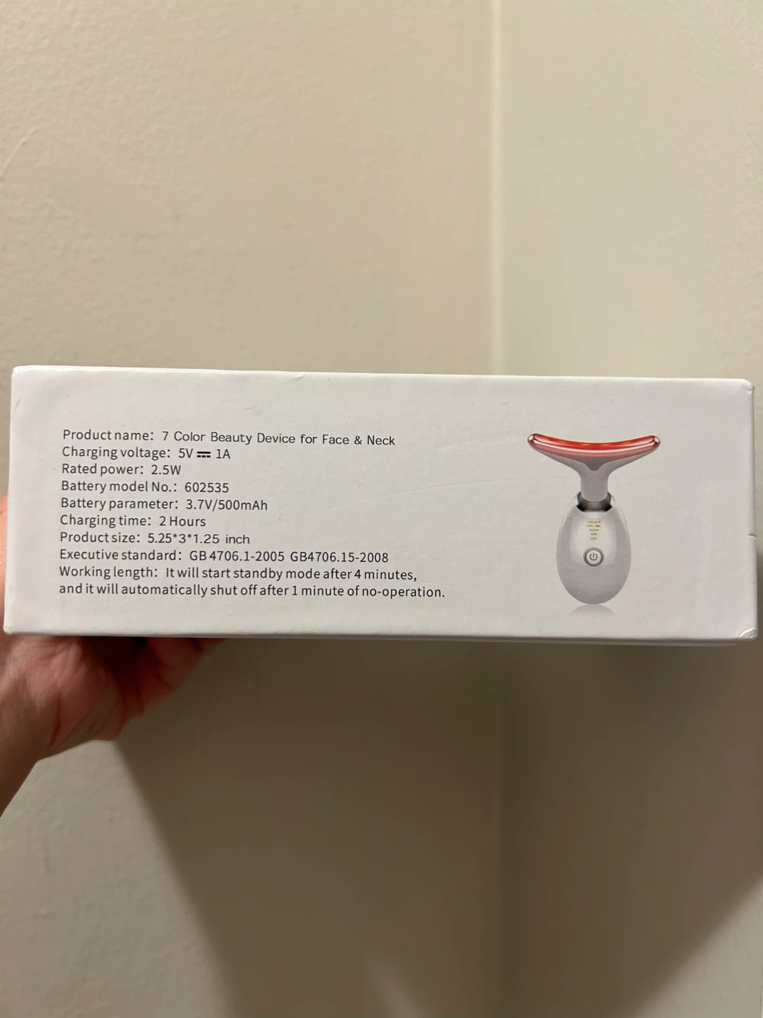 7-Color LED Beauty Device for Face & Neck - photo 3