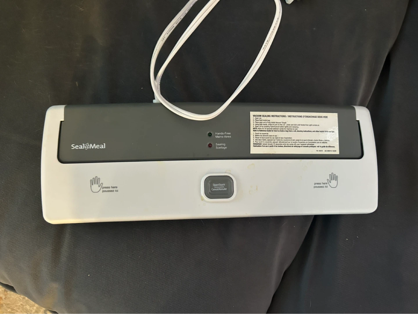 Seal-a-meal vacuum sealer