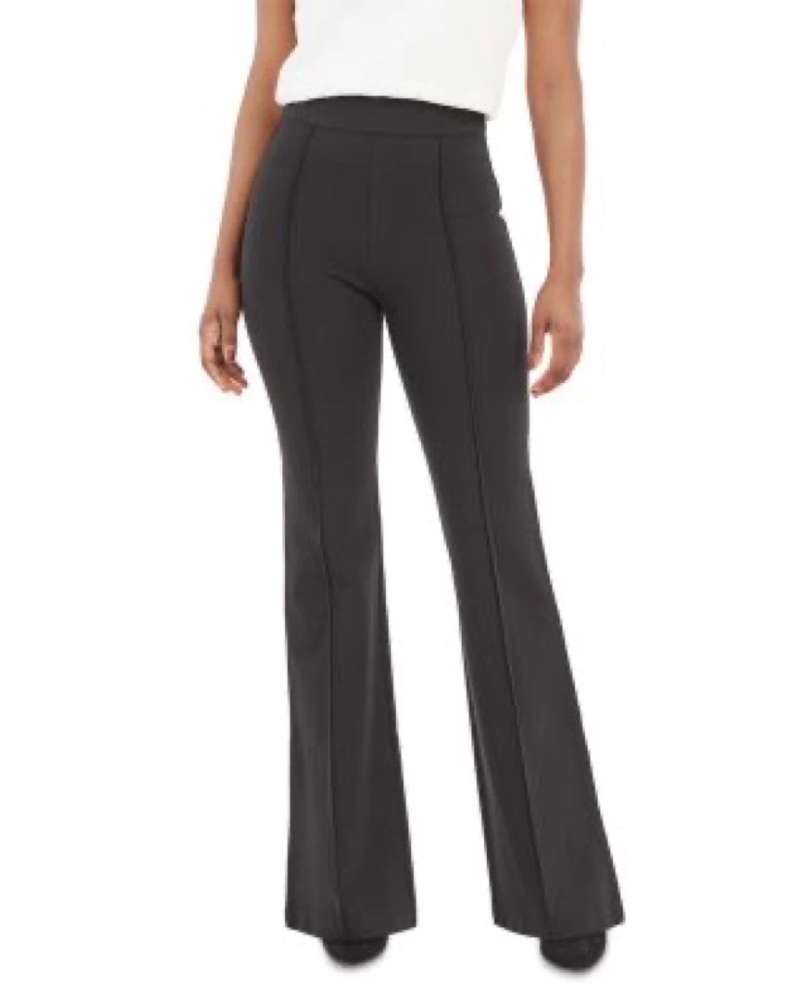 SPANX Ponte Flare Pant Charcoal Heather / Petite / S