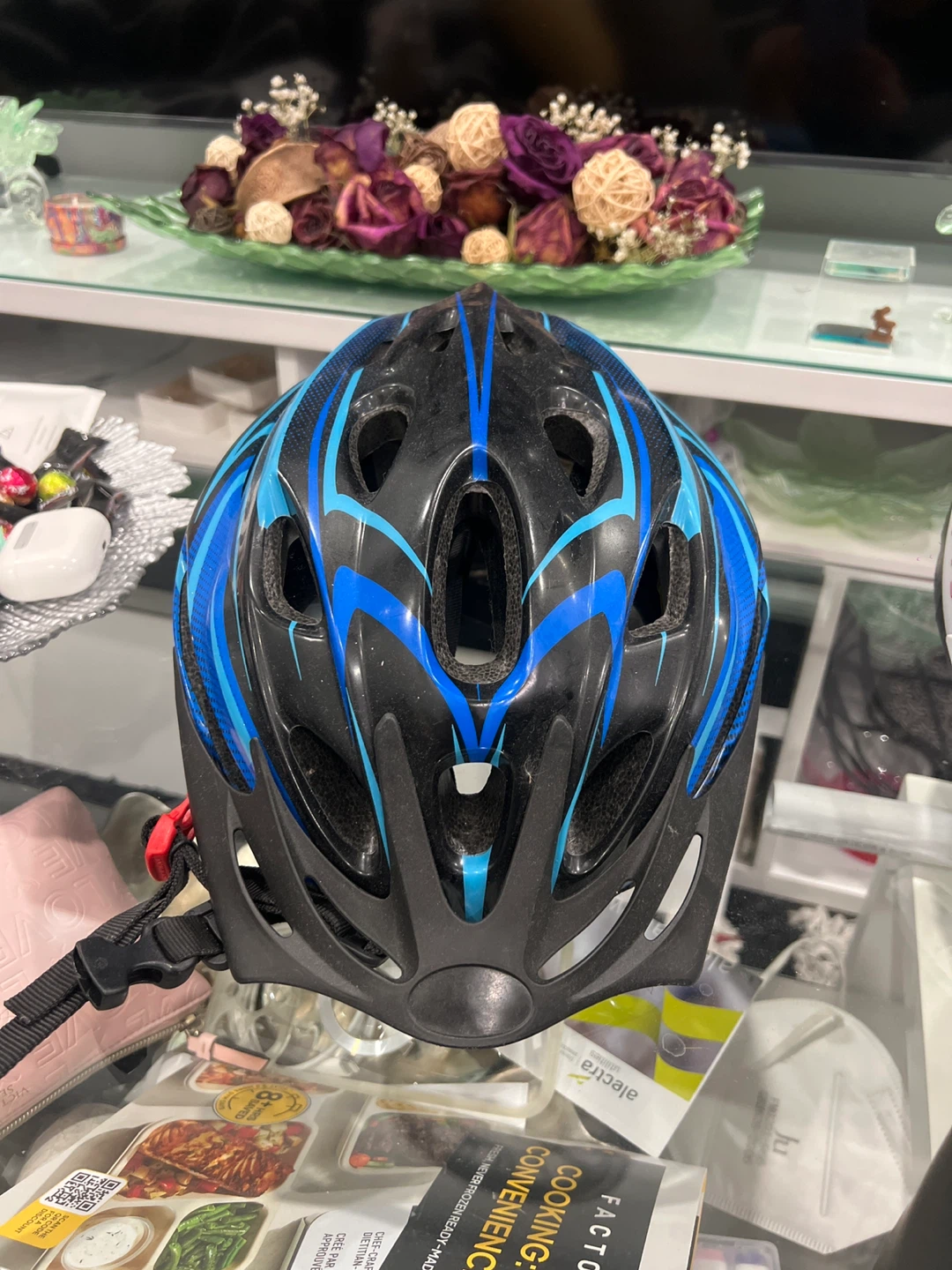 Blue and Black Cycling Helmet - photo 4