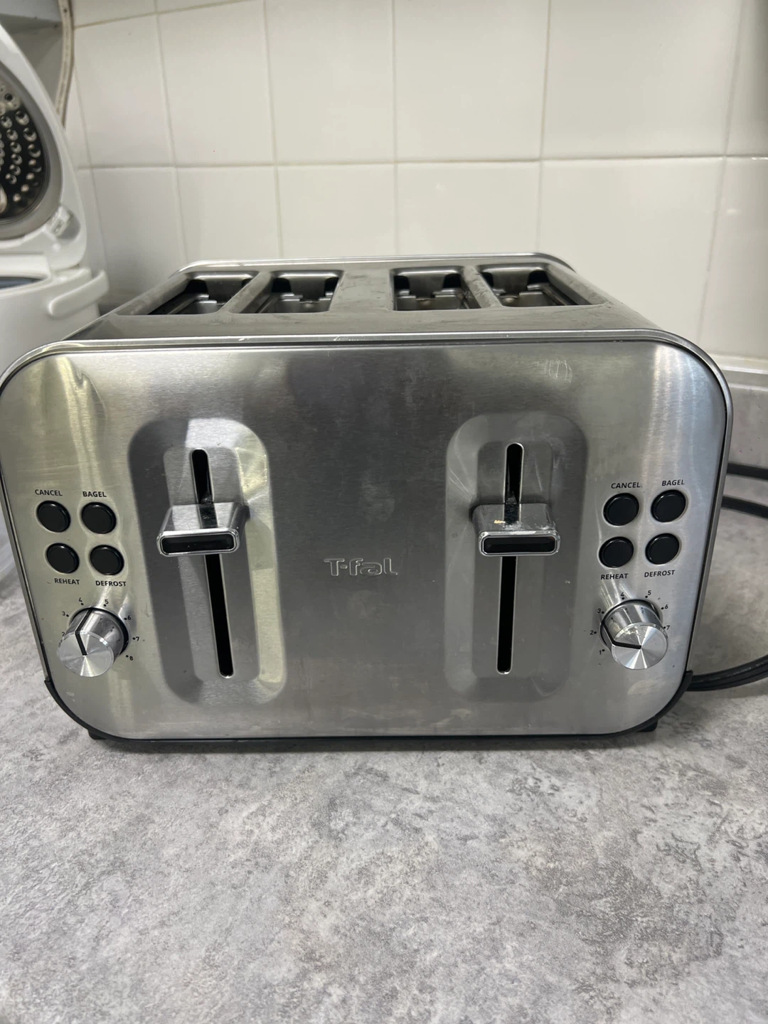 T-fal 4-Slice Stainless Steel Toaster