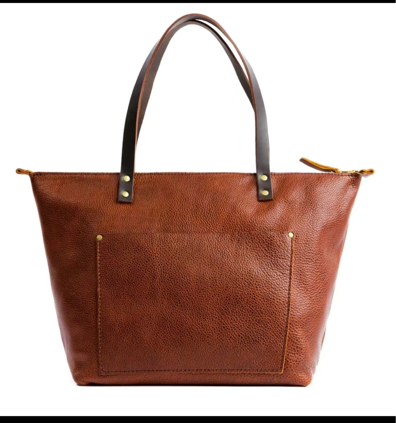 Portland leather bag oversized