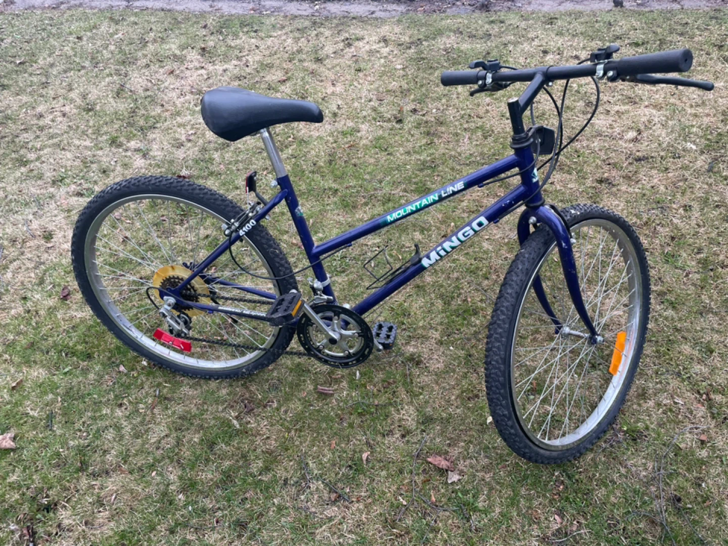 Mungo Mountain Line Blue Bicycle