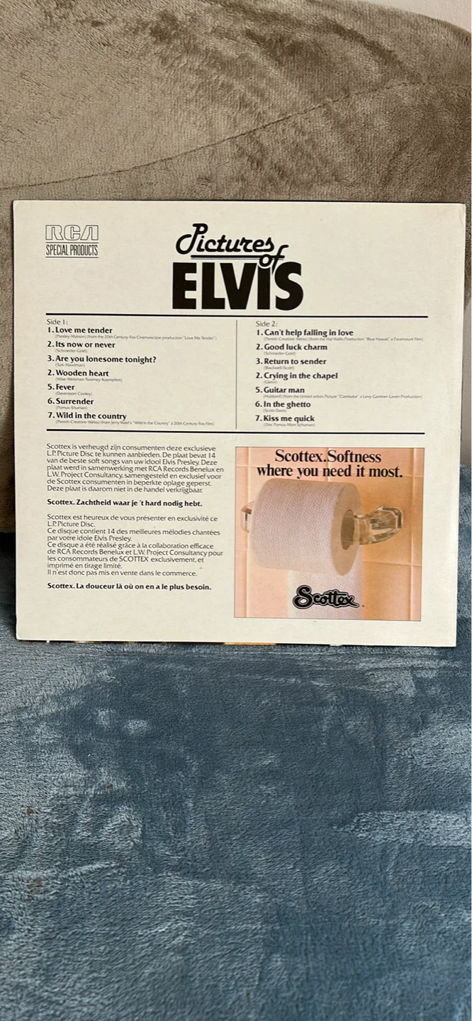 Pictures of Elvis Vinyl Record - photo 2