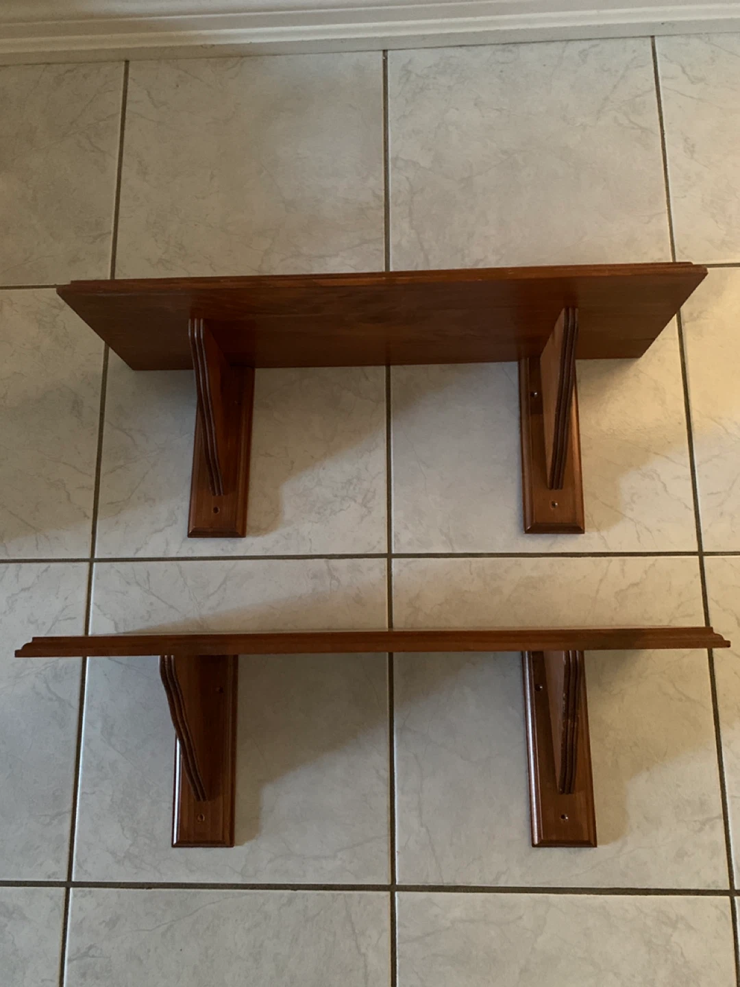 Wooden Wall Shelves (Set of 2)