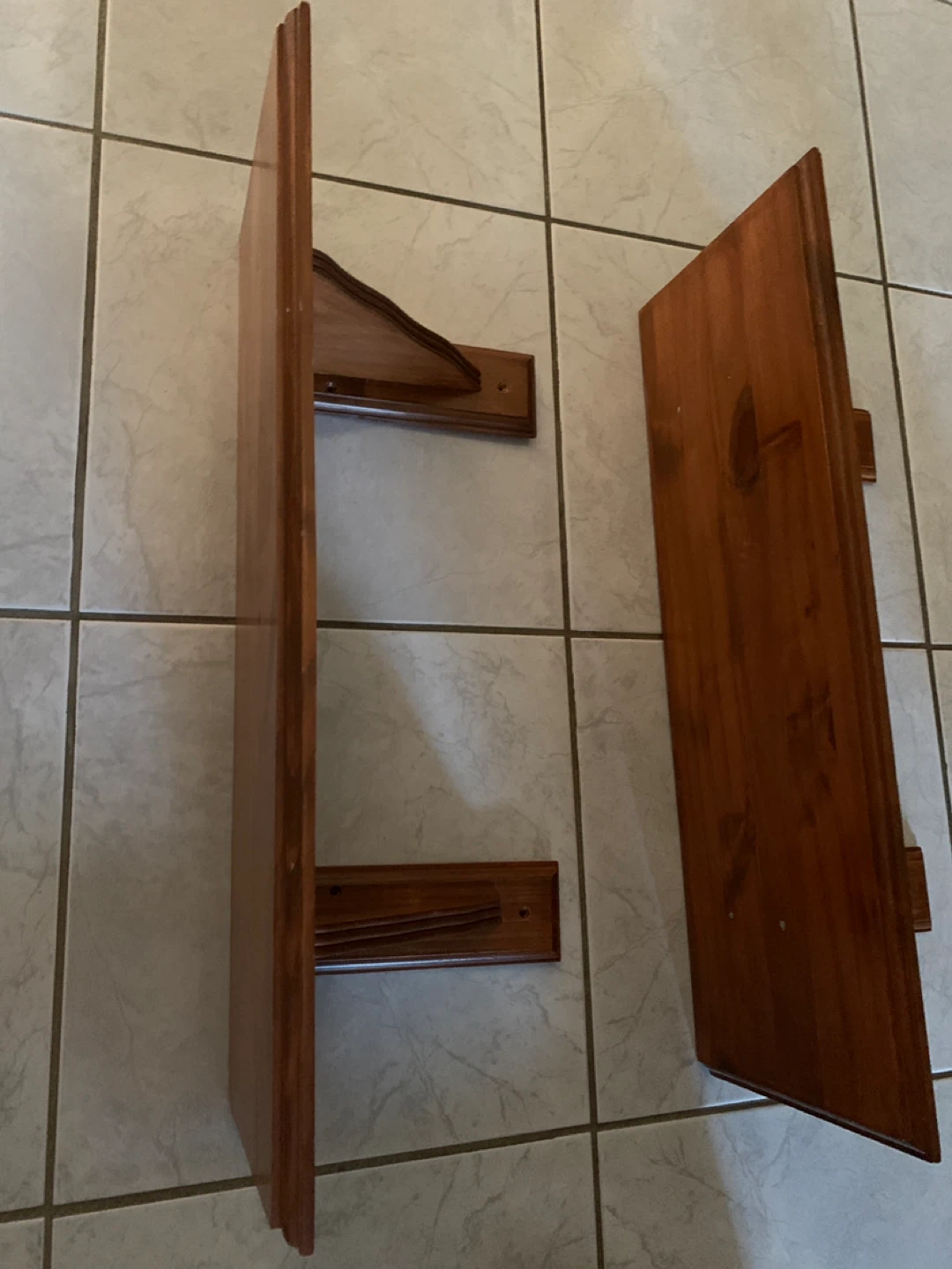 Wooden Wall Shelves (Set of 2) - photo 3