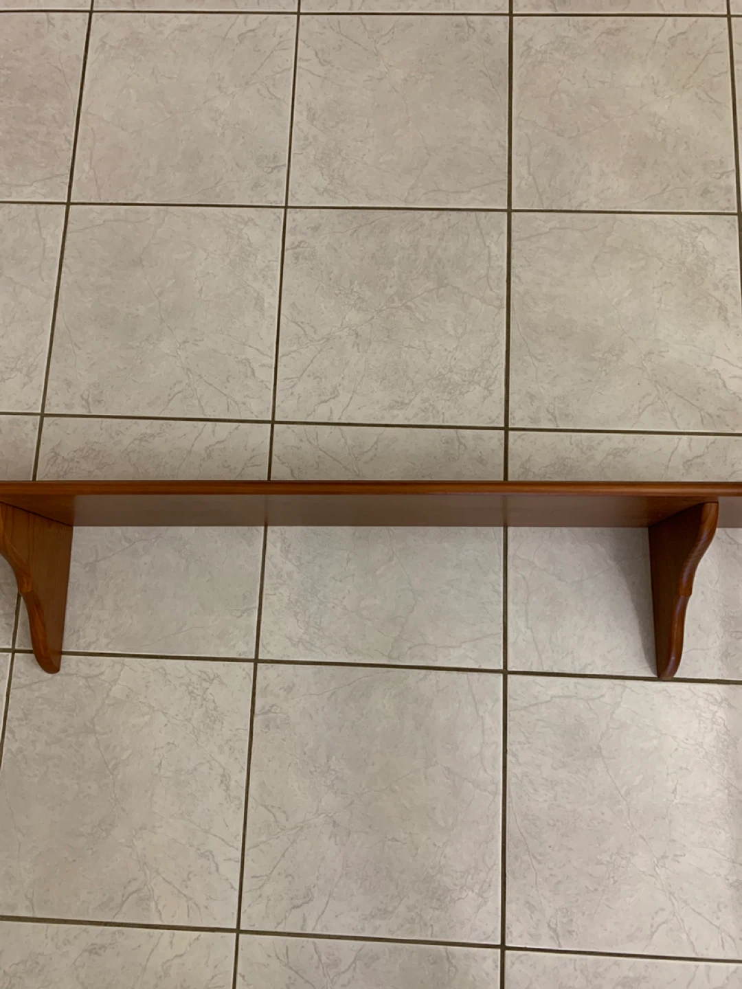 Wooden Wall Shelf - Brown