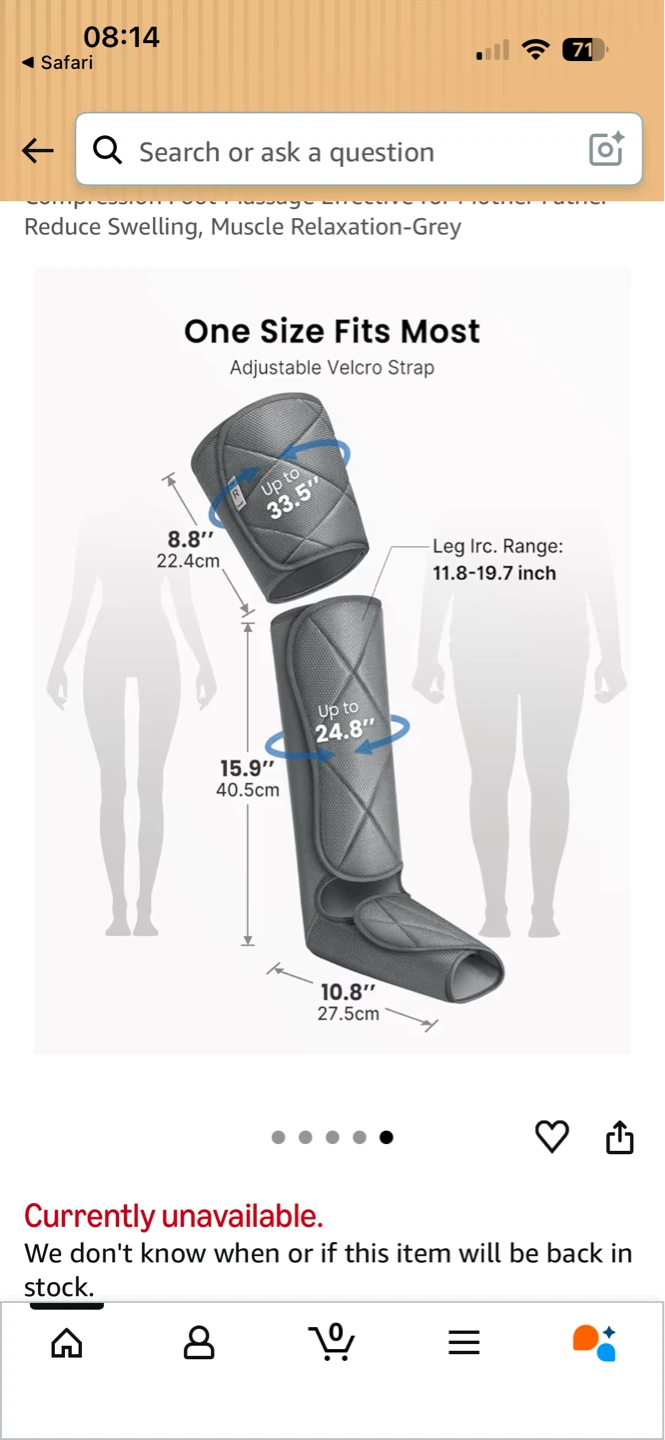 RENPHO Leg Massager with Heat - photo 3