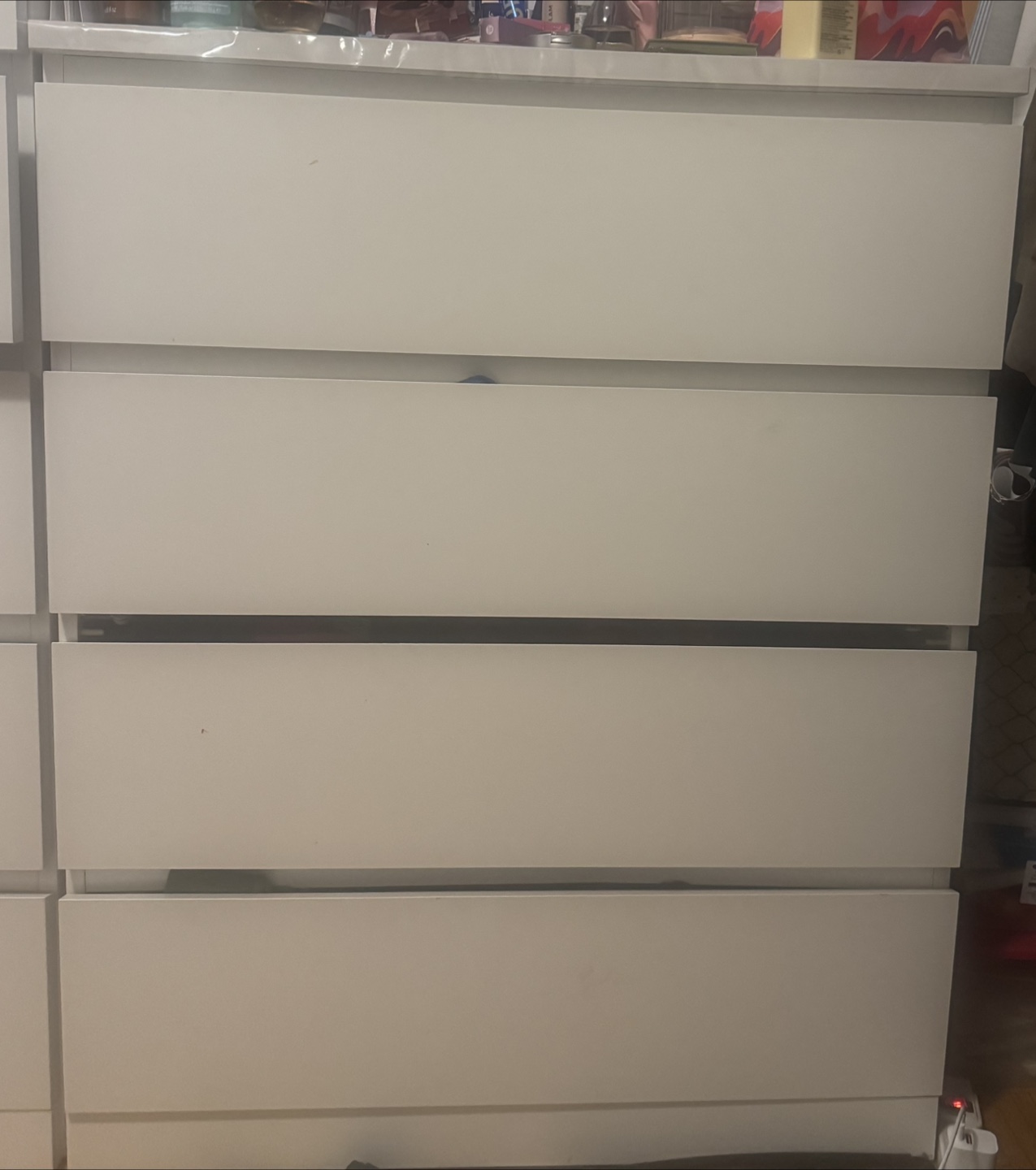White 4-Drawer Dresser