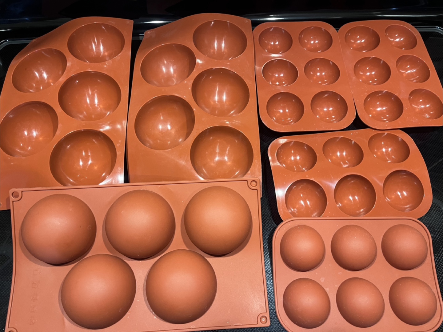 Silicone Sphere Molds for Baking and Chocolate