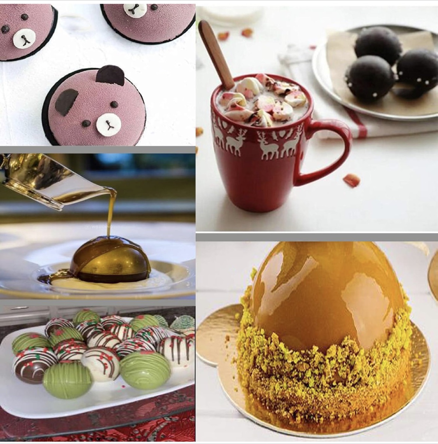 Silicone Sphere Molds for Baking and Chocolate - photo 3