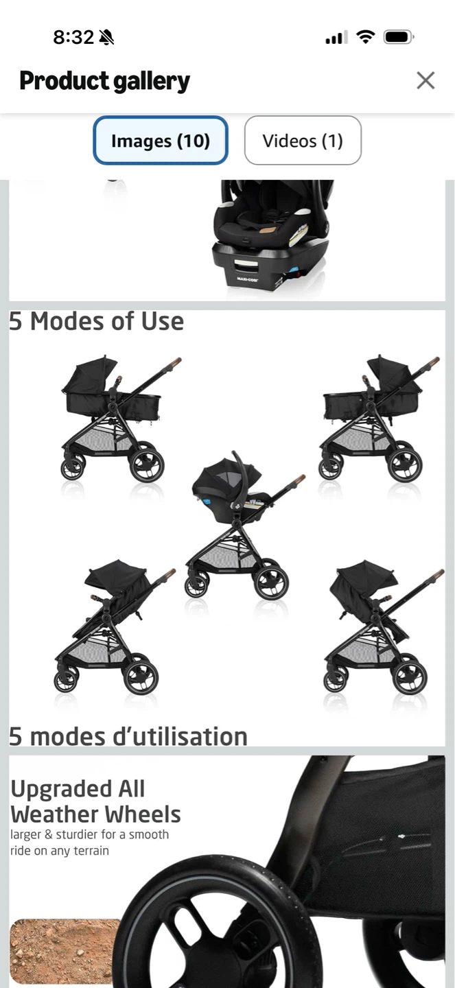 Maxi-Cosi Zelia Luxe Stroller and Car Seat Travel System - photo 4