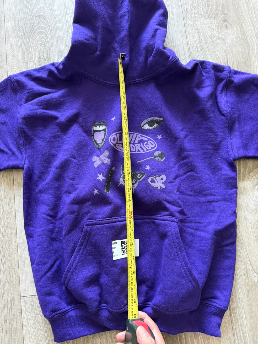 Olivia Rodrigo GUTS World Tour Purple Hoodie - photo 3
