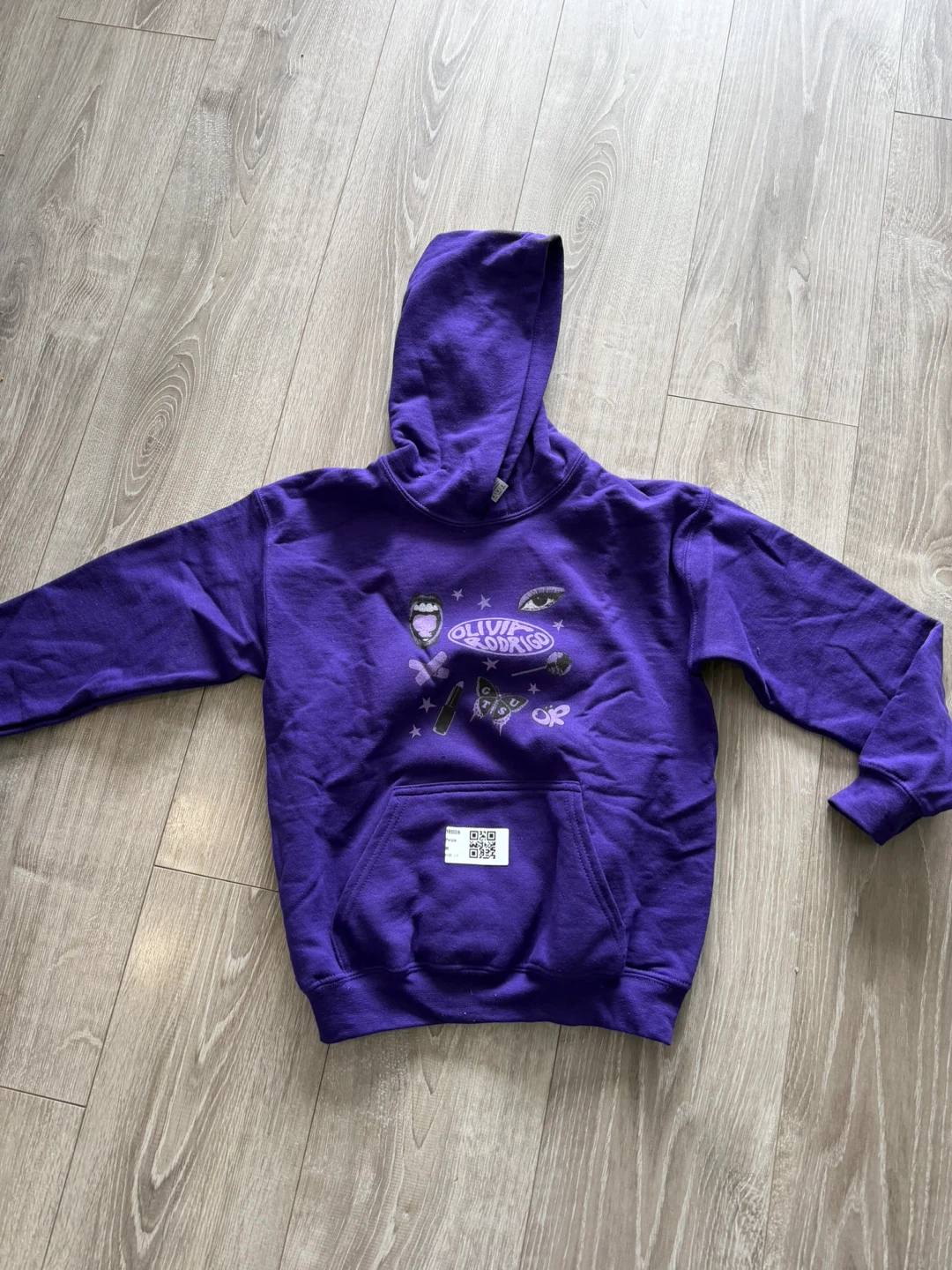 Olivia Rodrigo GUTS World Tour Purple Hoodie