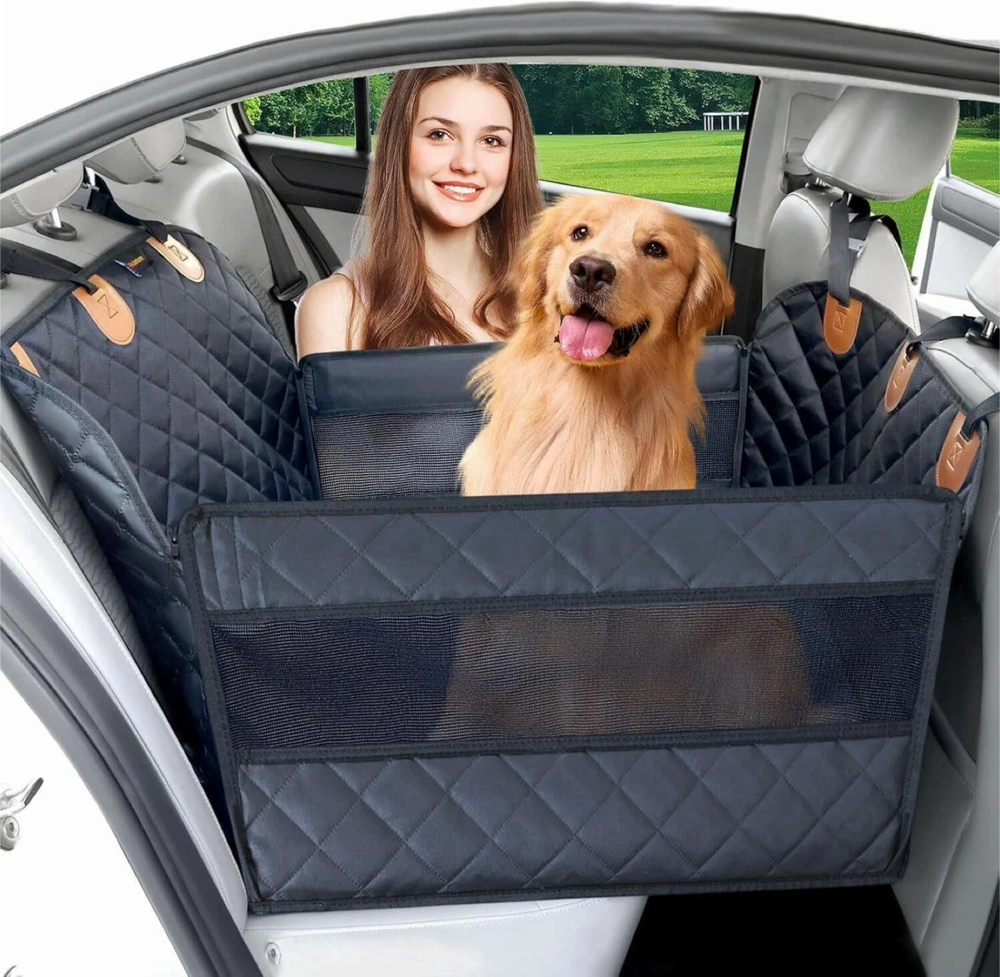 Paw Jamboree Dog car seat Backseat Dog Cover