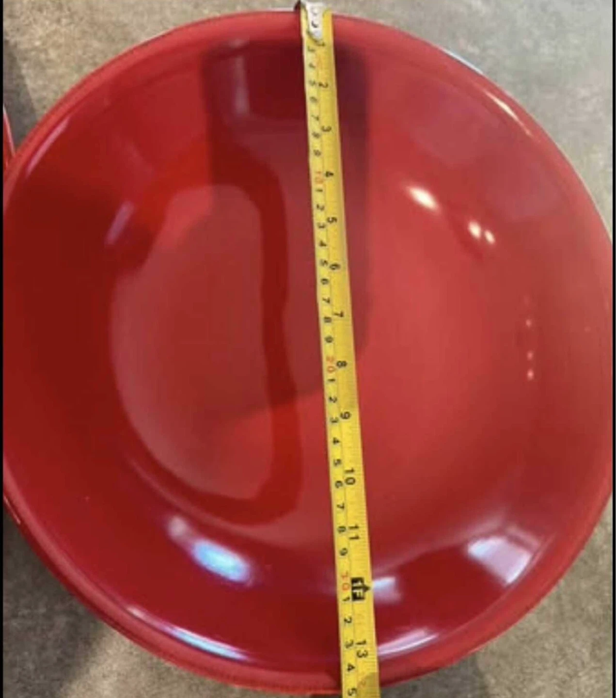 X-Large Red Sonoma Fruit/Bread Bowl- Pick up in Alpine Park SW