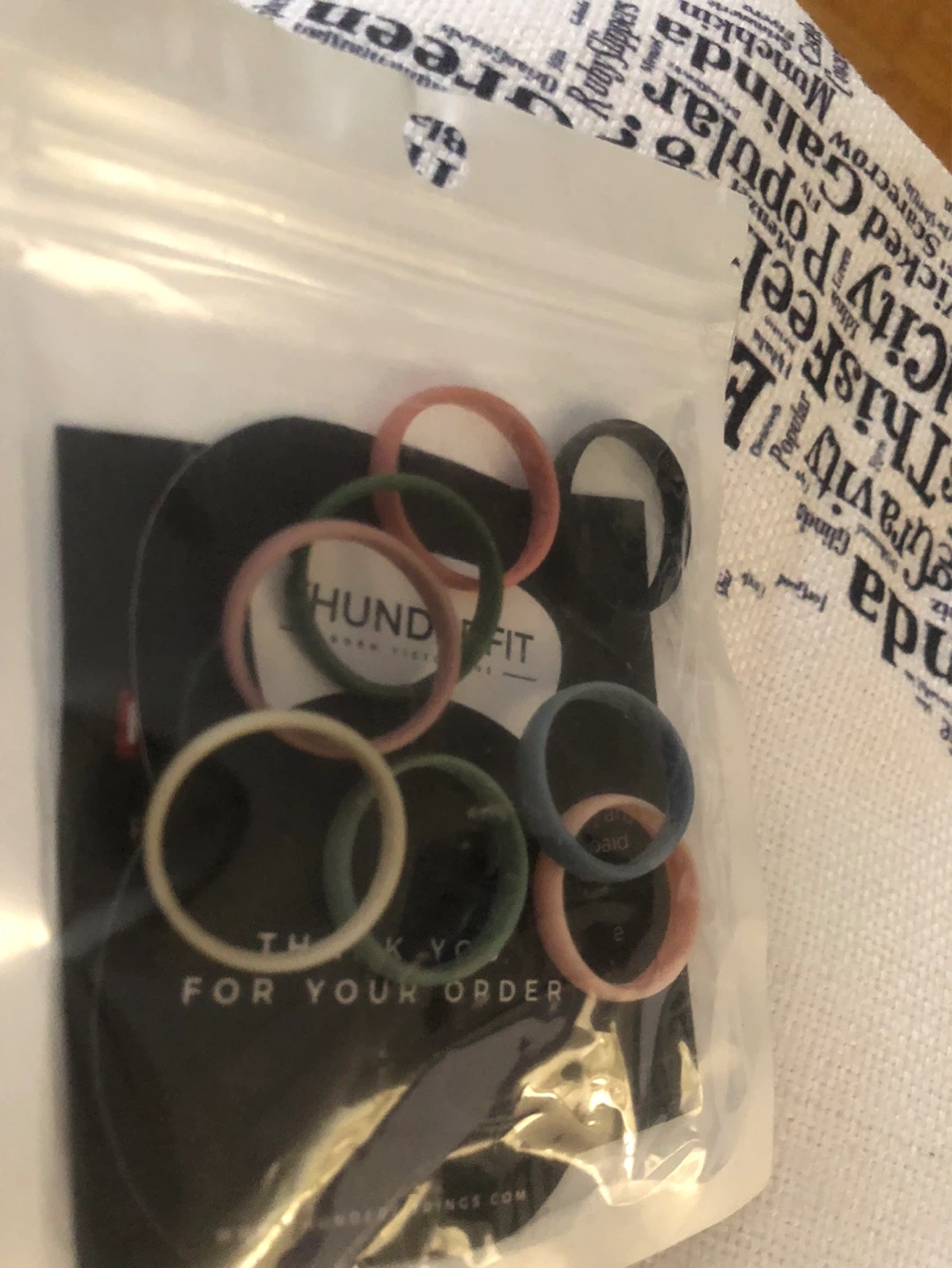 Brand New-HUNDFIT Silicone Rings (Set of 8) - photo 5