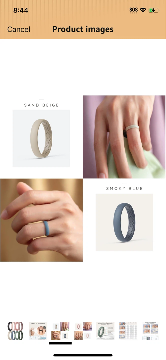 Brand New-HUNDFIT Silicone Rings (Set of 8) - photo 2