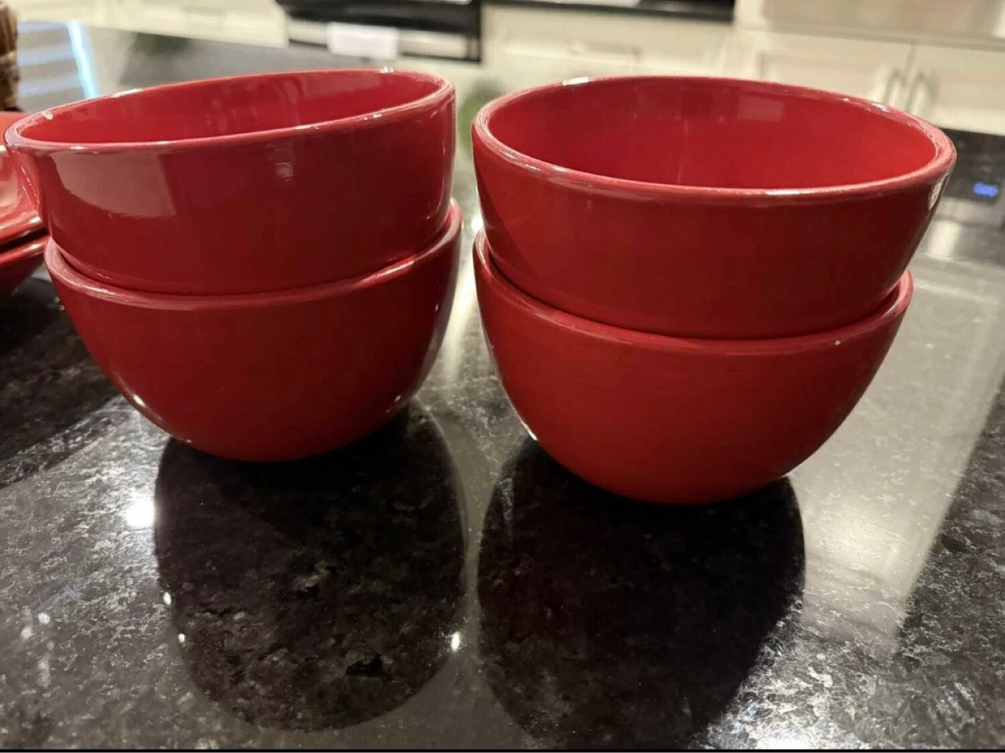 Red Sonoma Dishes Six Pieces (6) - Pick up in Alpine Park SW