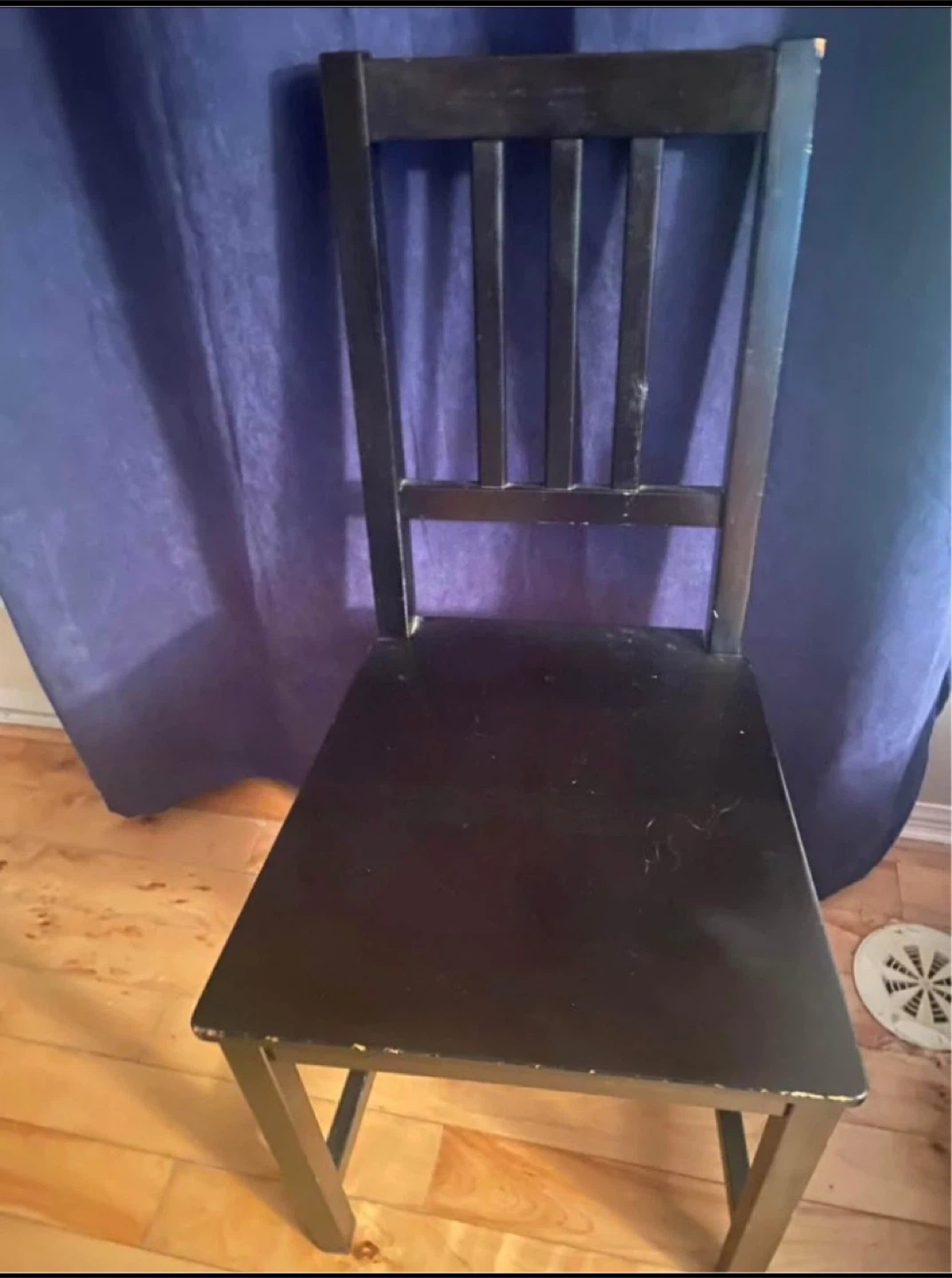 Black Wooden Chair