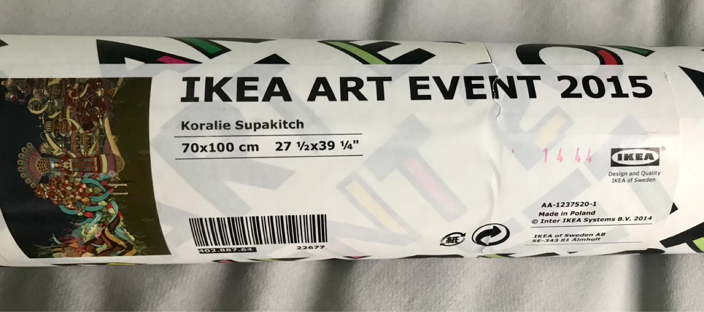 IKEA ART EVENT 2015 Koralie Supakitch limited print NEW IN TUBE - photo 2
