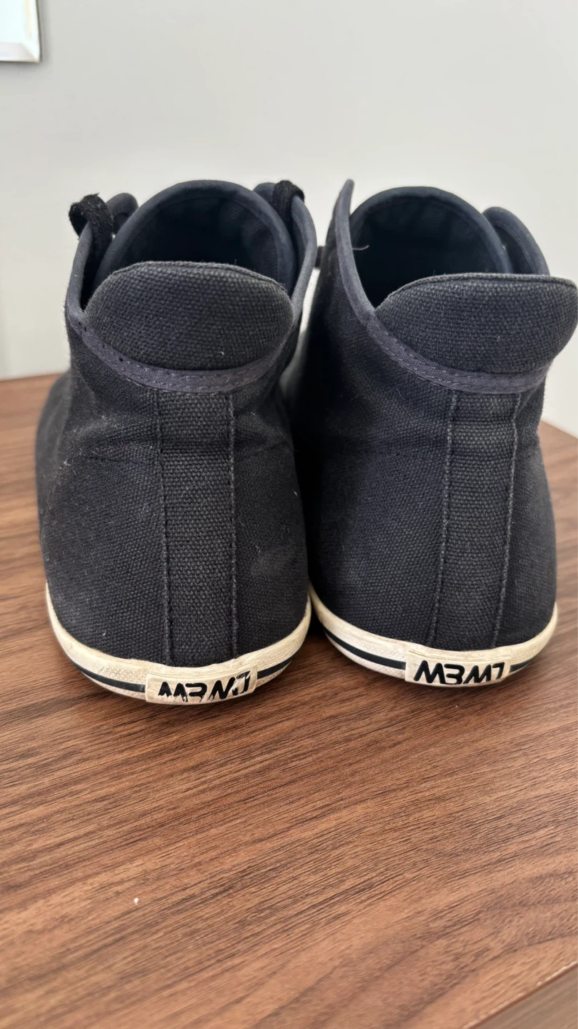 Marc by Marc Jacobs Black Canvas High-Top Sneakers - photo 3