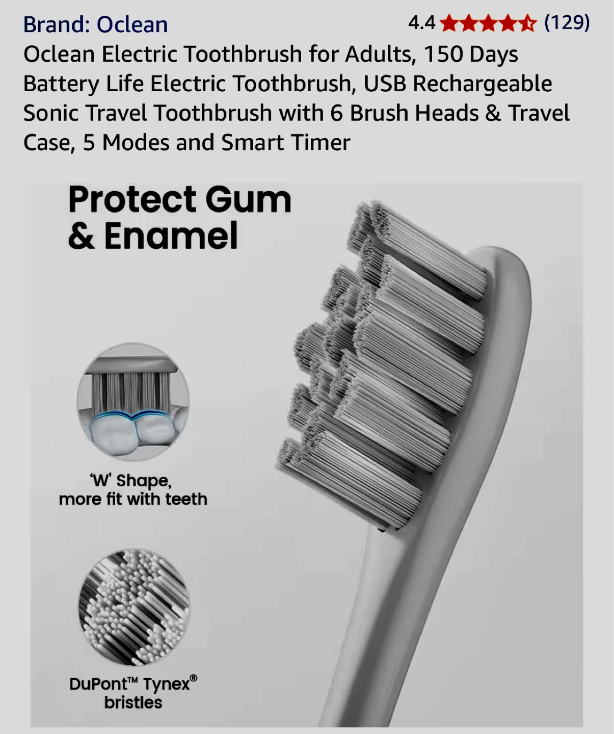 Oclean Smart Sonic Electric Toothbrush - photo 5