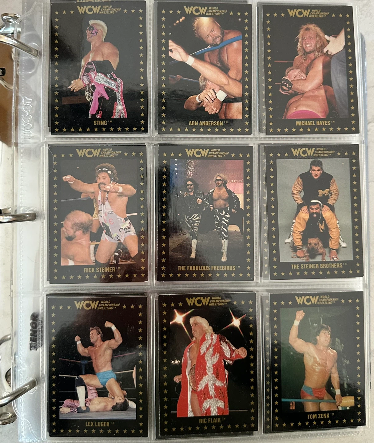 1991 WCW WRESTLING SERIES CARDS