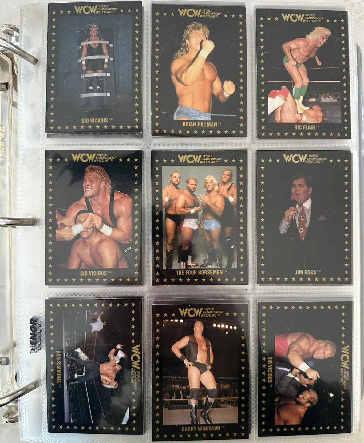 1991 WCW WRESTLING SERIES CARDS - photo 3