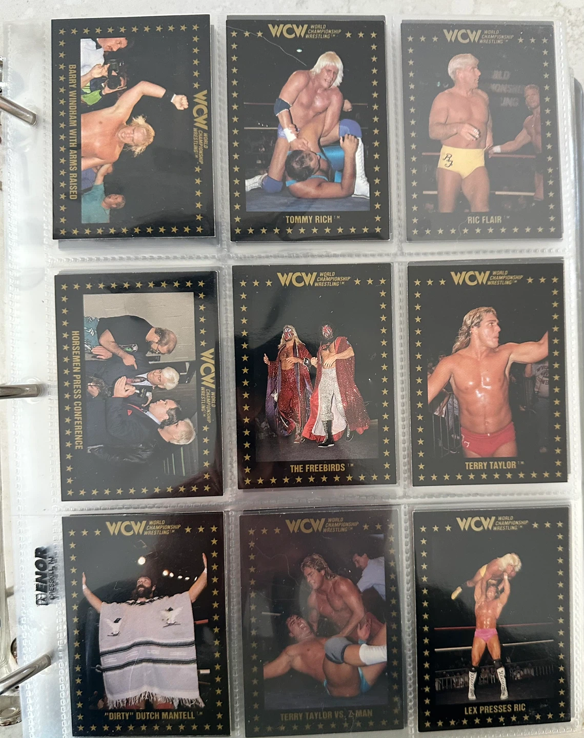 1991 WCW WRESTLING SERIES CARDS - photo 5