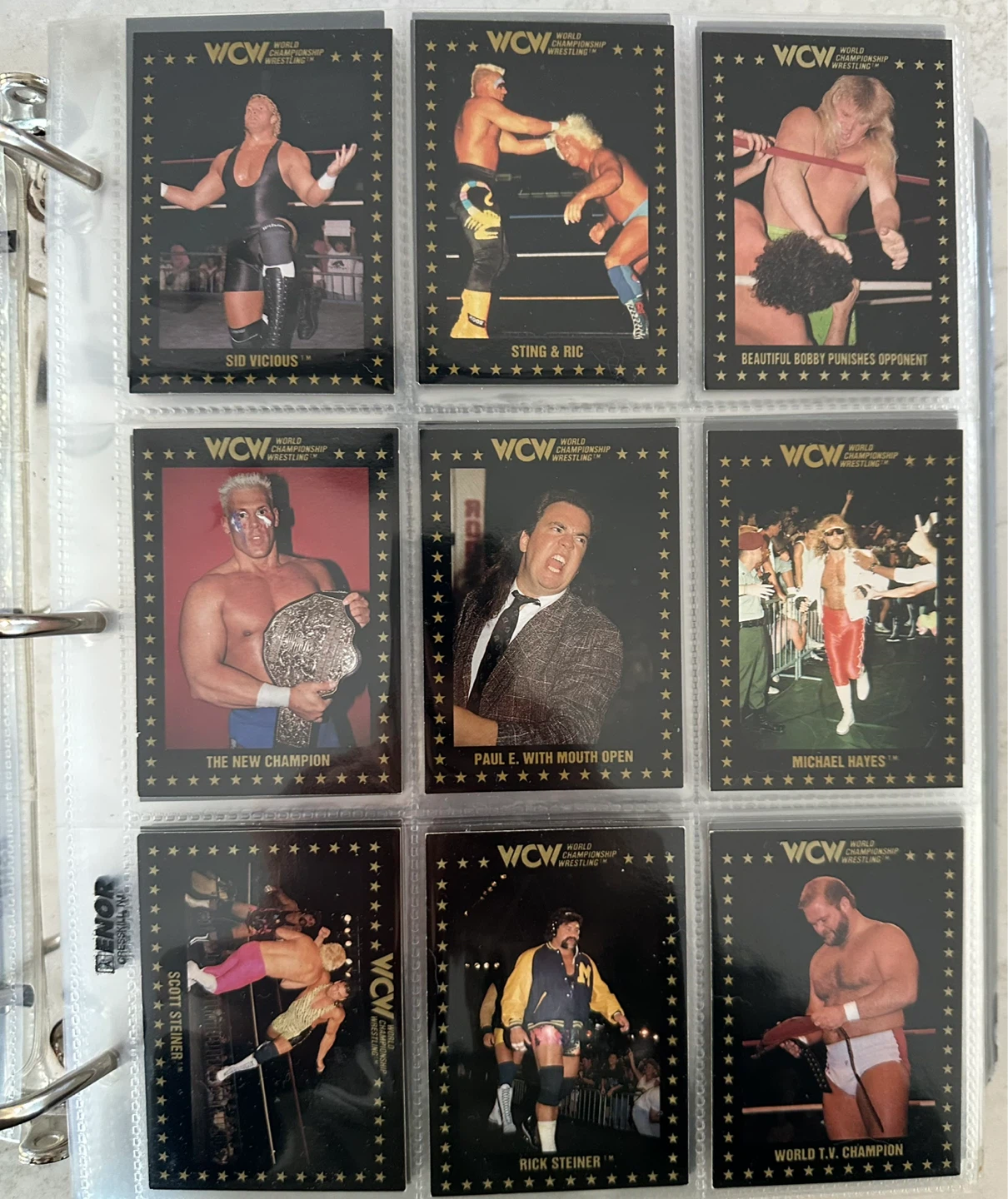 1991 WCW WRESTLING SERIES CARDS - photo 4