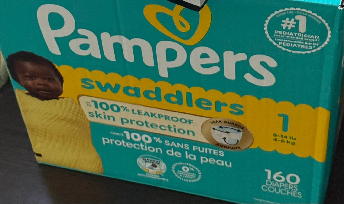 Pampers Swaddlers Size 1 Diapers - 160 Count