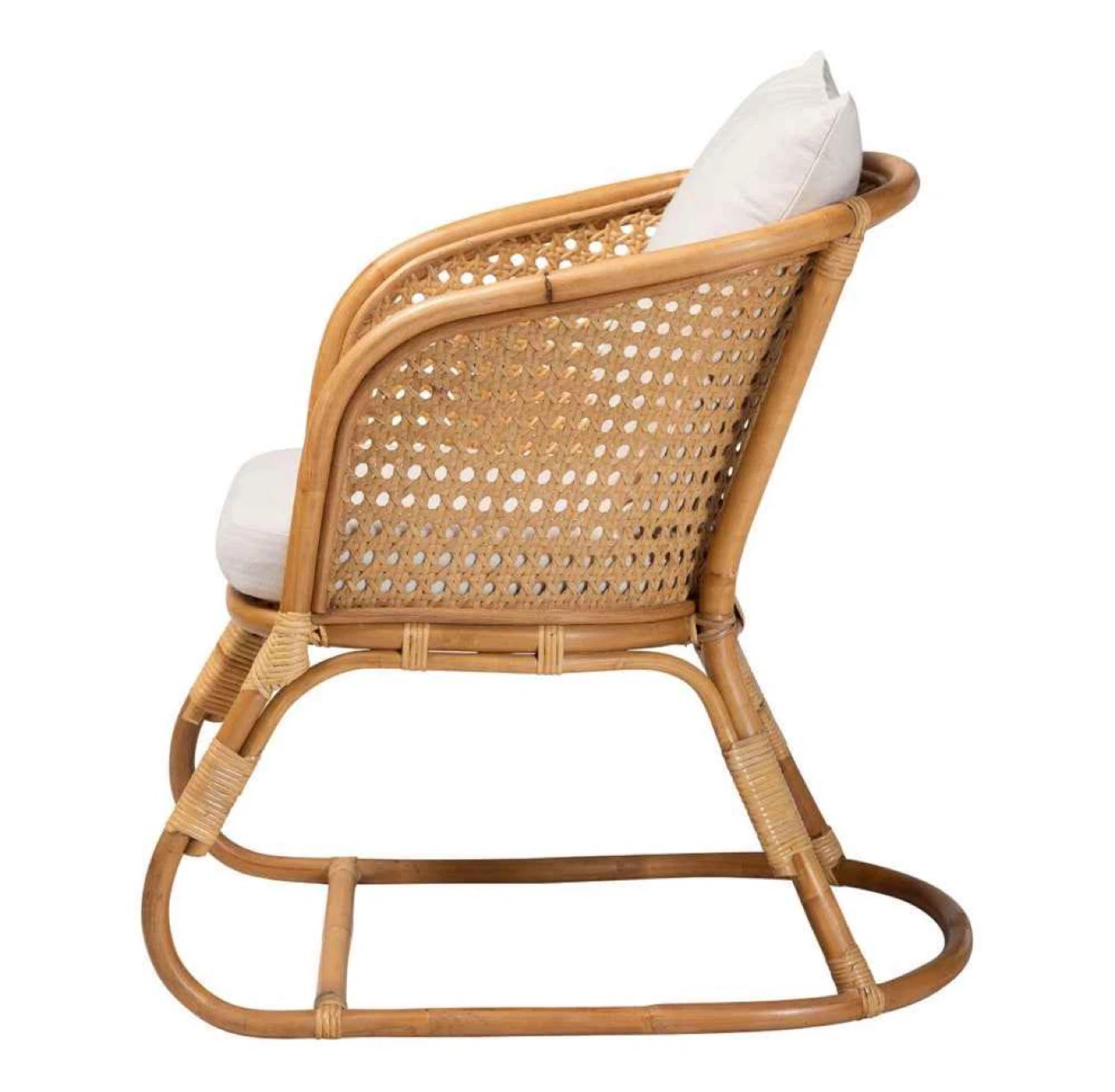 New Set of 4 Rattan Boho Chairs Dining Indoor Outdoor Seating - photo 4