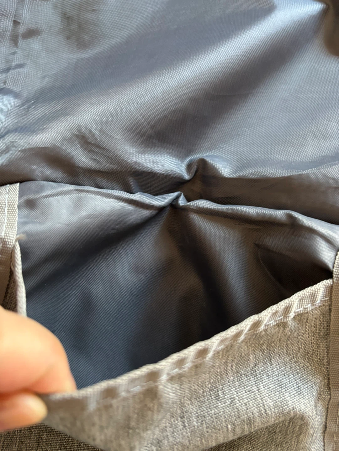 Baby changing pad - Grey Zippered Pouch with Strap - photo 3