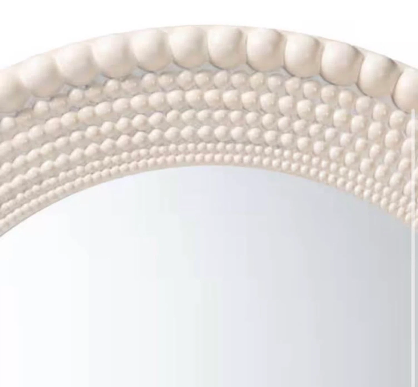 New Round Boho Beaded Accent Mirror - photo 2