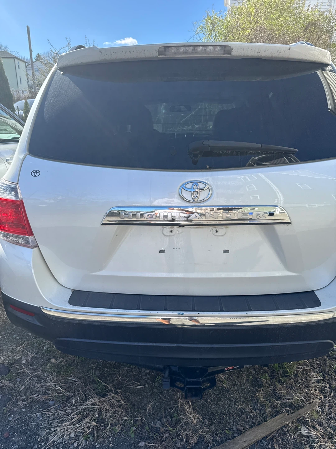 White Toyota Highlander SUV xl - photo 2