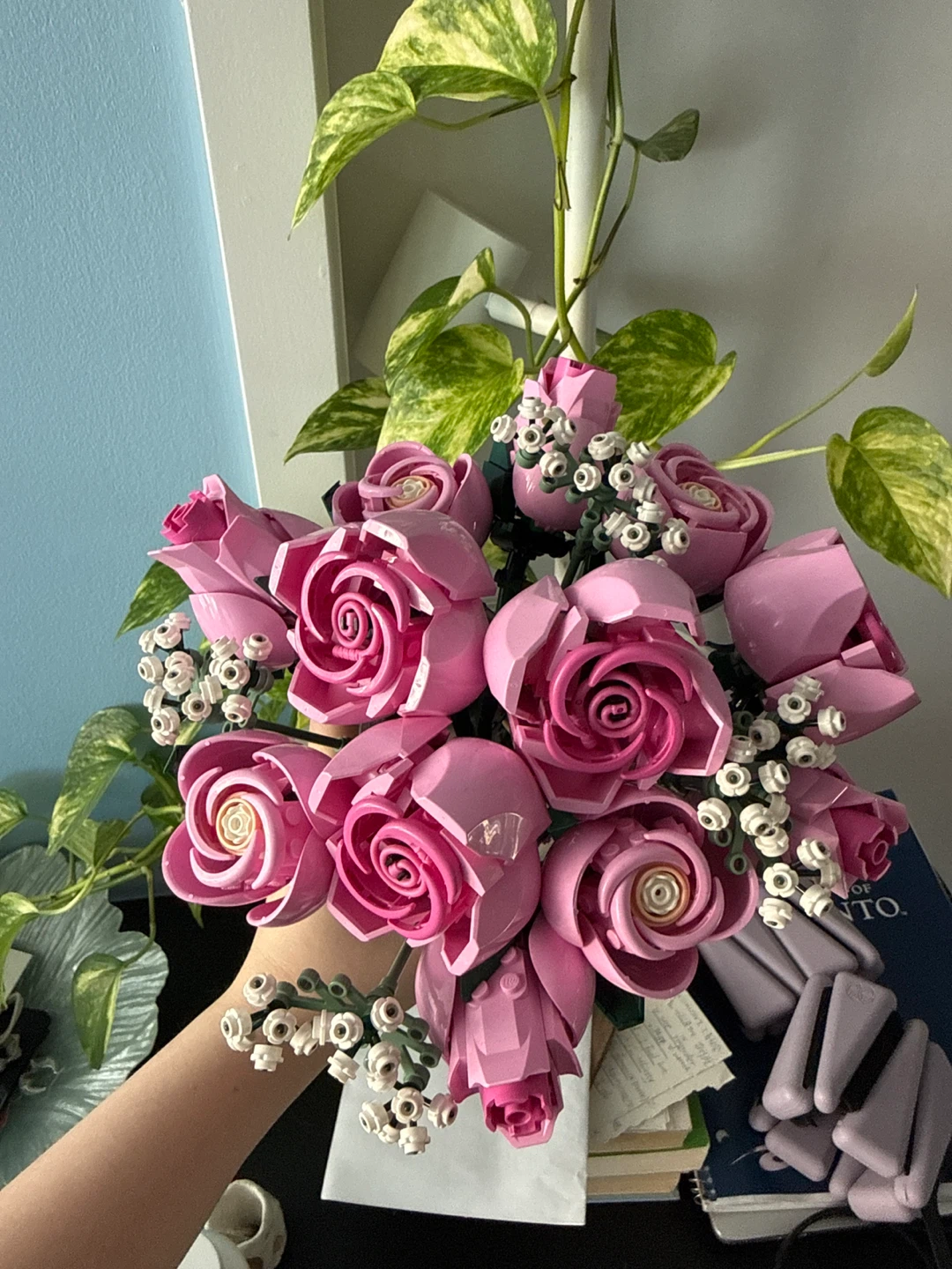 LEGO Roses Flower Bouquet Building Set