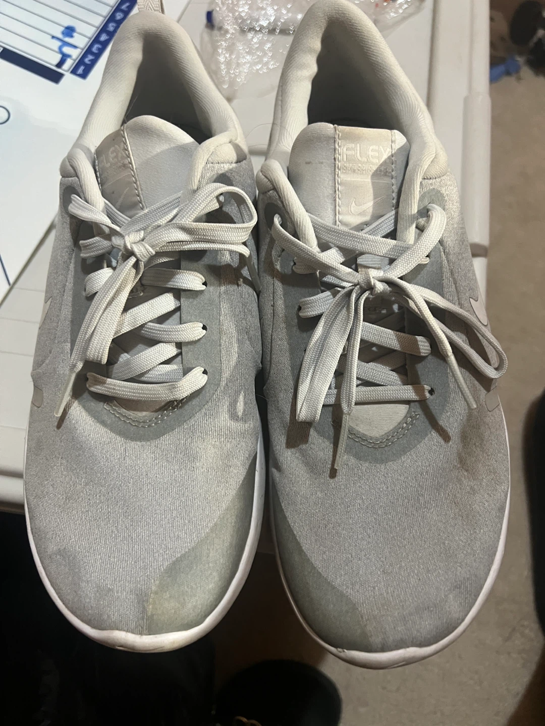 Nike Flex Experience RN 9 Women's Running Shoes - Grey Size 9