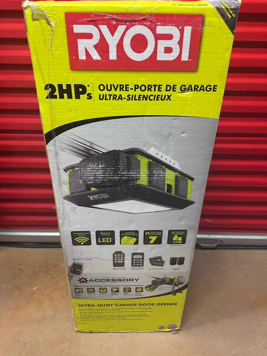 Ryobi 2HP Ultra-Quiet Garage Door Opener and Fan - photo 3
