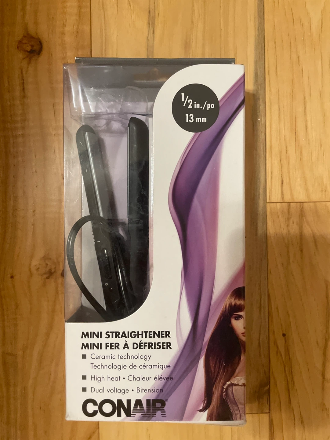 Conair Mini Straightener - 1/2 inch plates