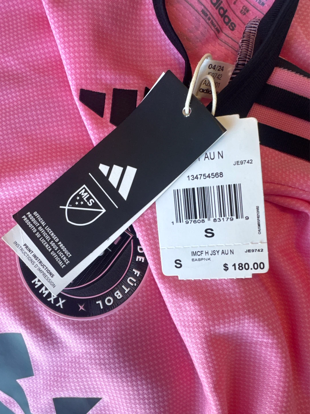 Adidas Inter Miami CF Messi #10 Jersey Size S - photo 4
