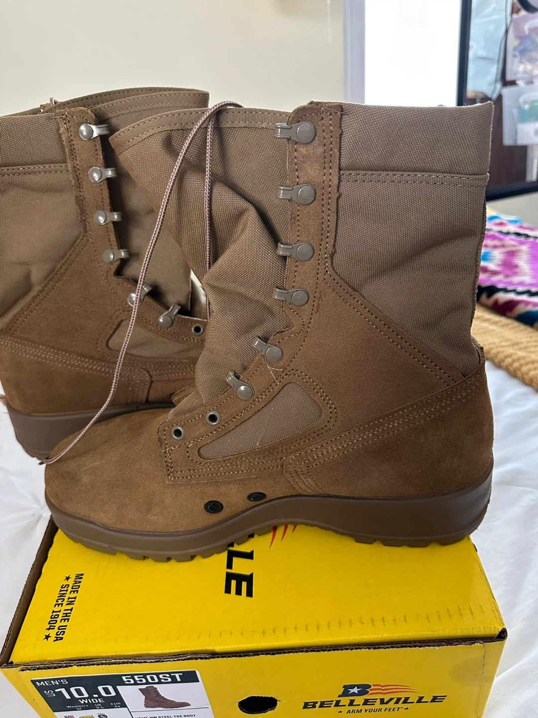 Belleville Men's 10.0 Wide 550ST USMC NW Steel Toe Boot - photo 3