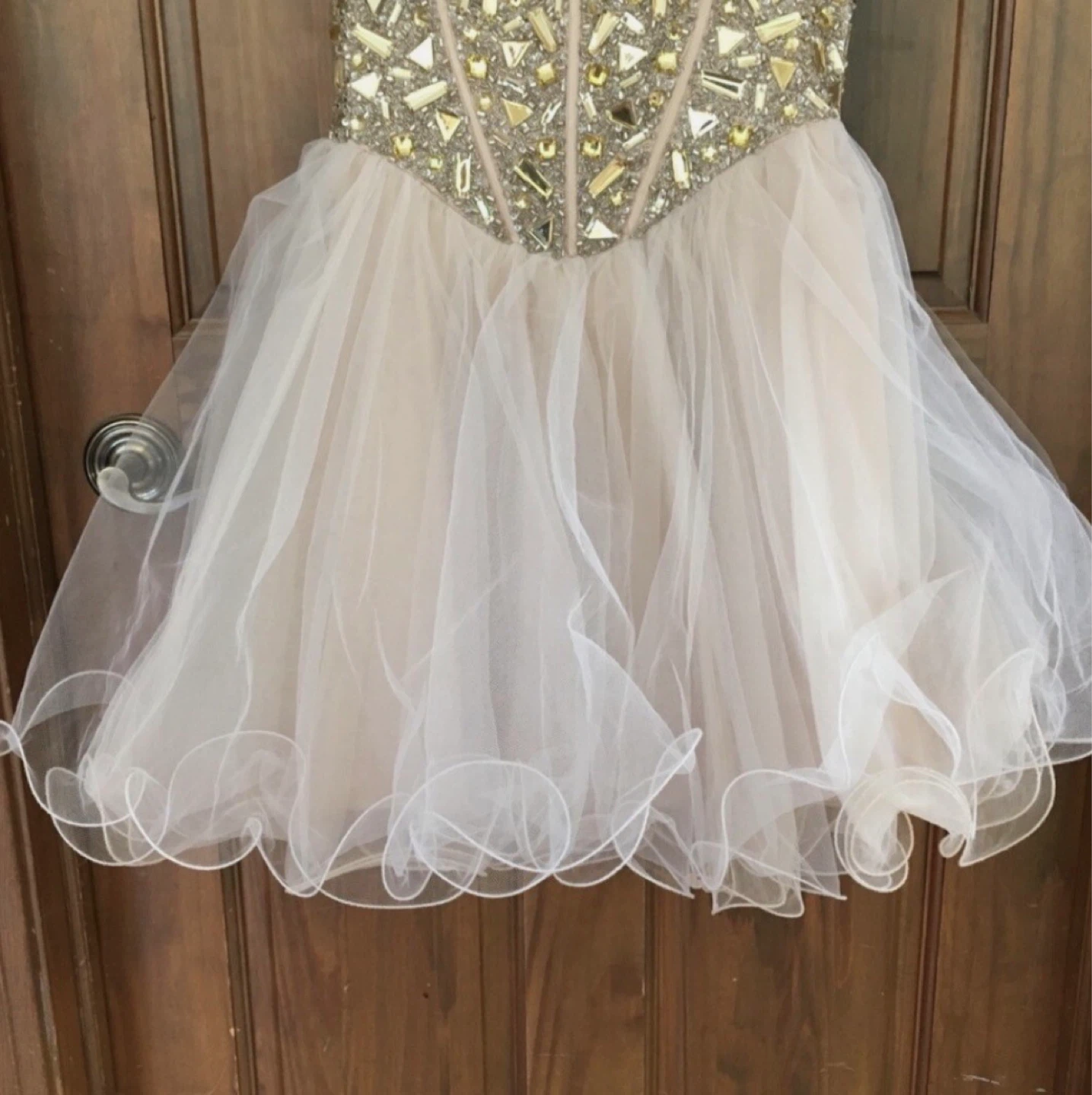 Jewelled Corset & Tulle Dress - Size 7/8✨ - photo 3