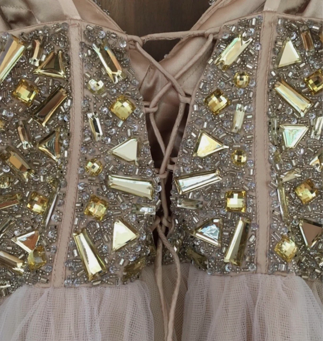 Jewelled Corset & Tulle Dress - Size 7/8✨ - photo 5