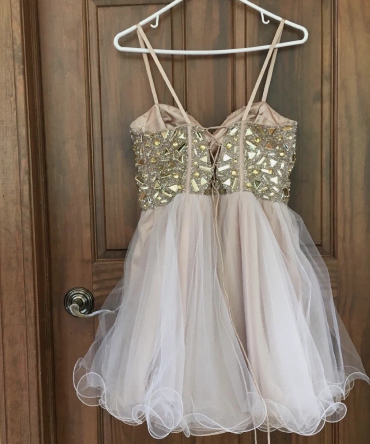 Jewelled Corset & Tulle Dress - Size 7/8✨ - photo 4