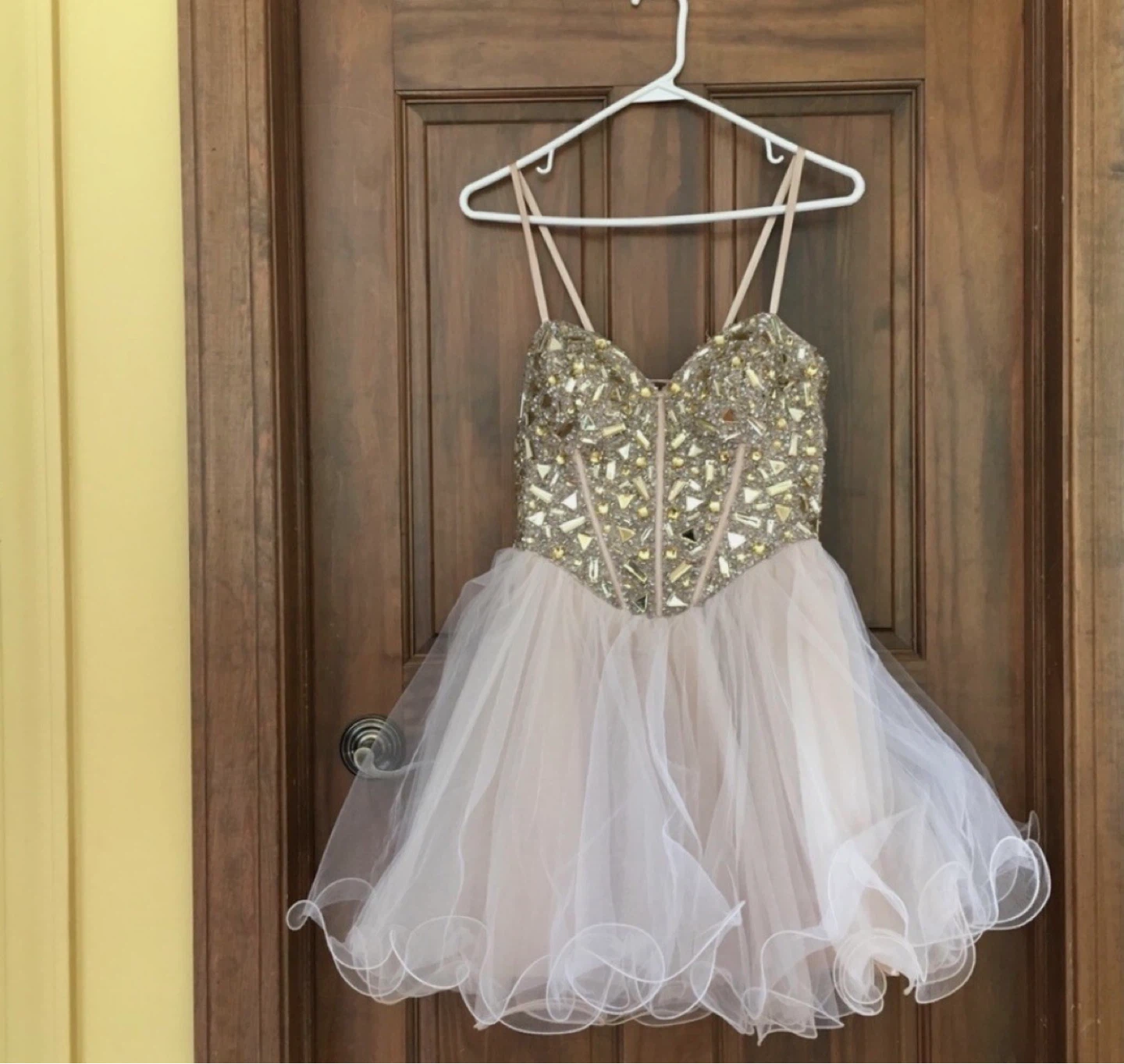 Jewelled Corset & Tulle Dress - Size 7/8✨