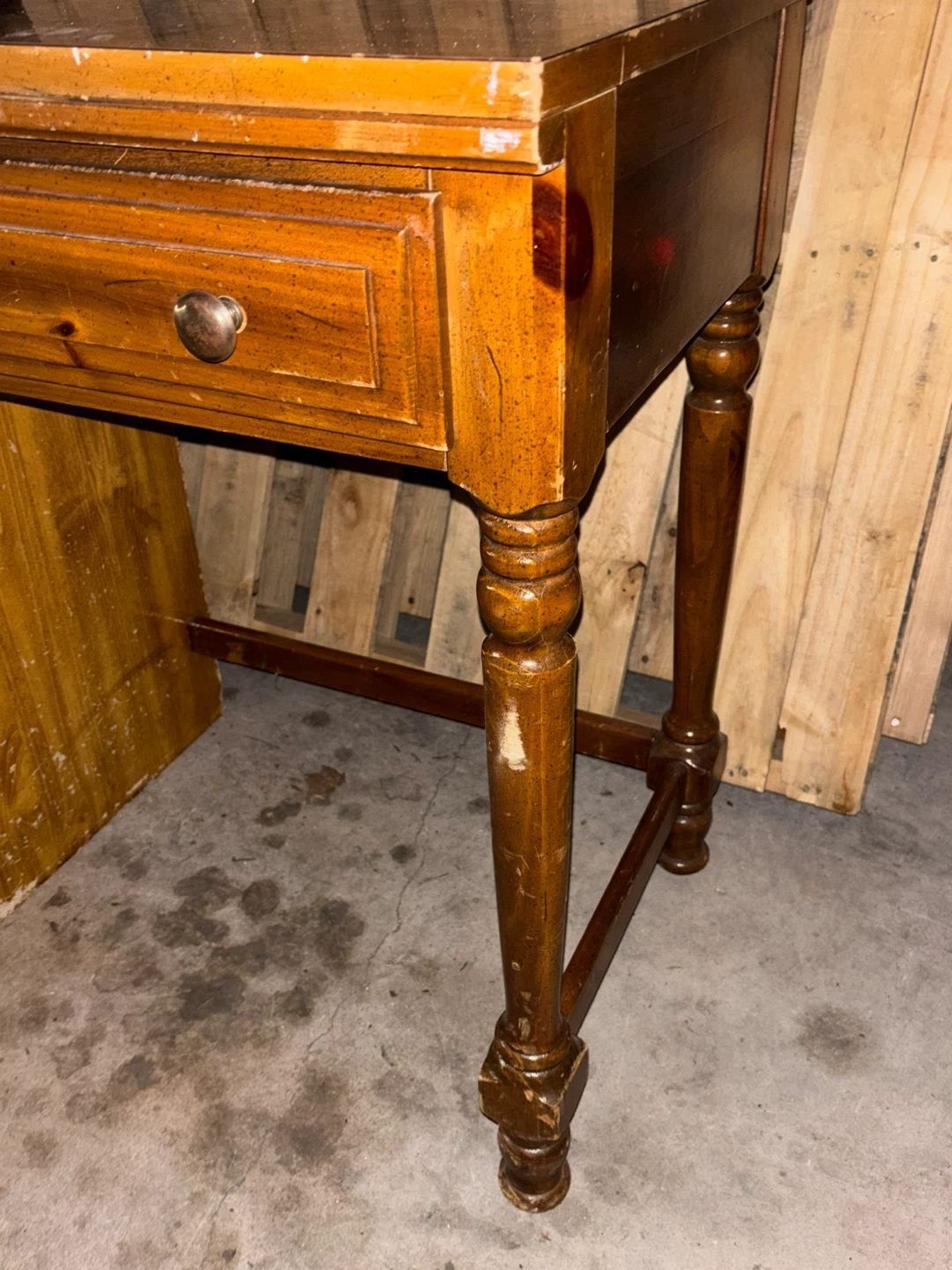 Wooden Desk with Drawer Liners - photo 3