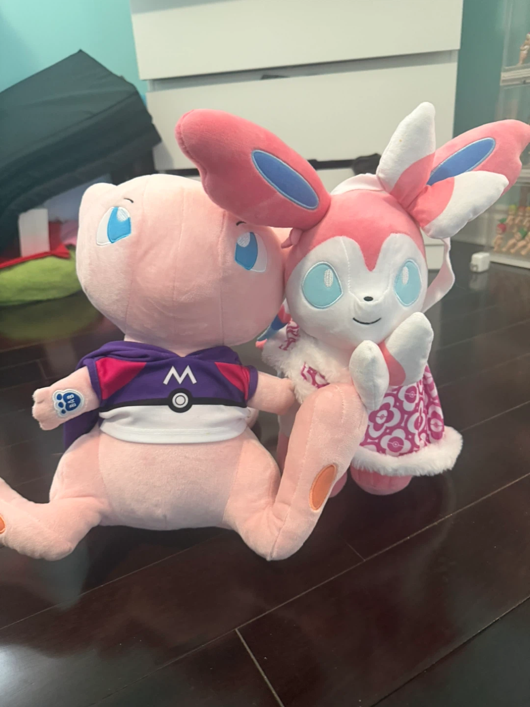 Build-A-Bear Pokemon Plush Set - Mew and Sylveon