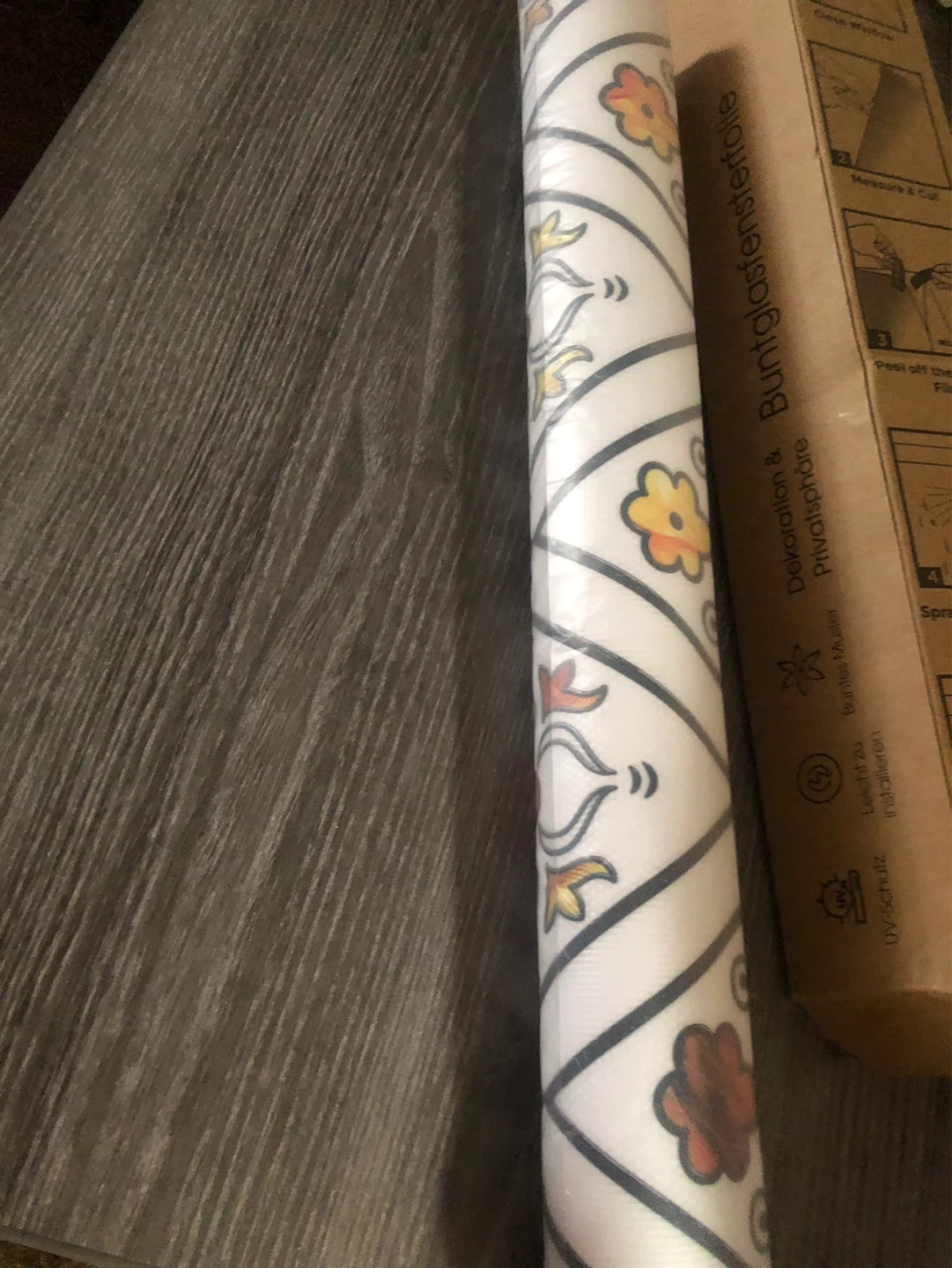 New-Buntglas -Folie Stained Glass Window Privacy Film - photo 2