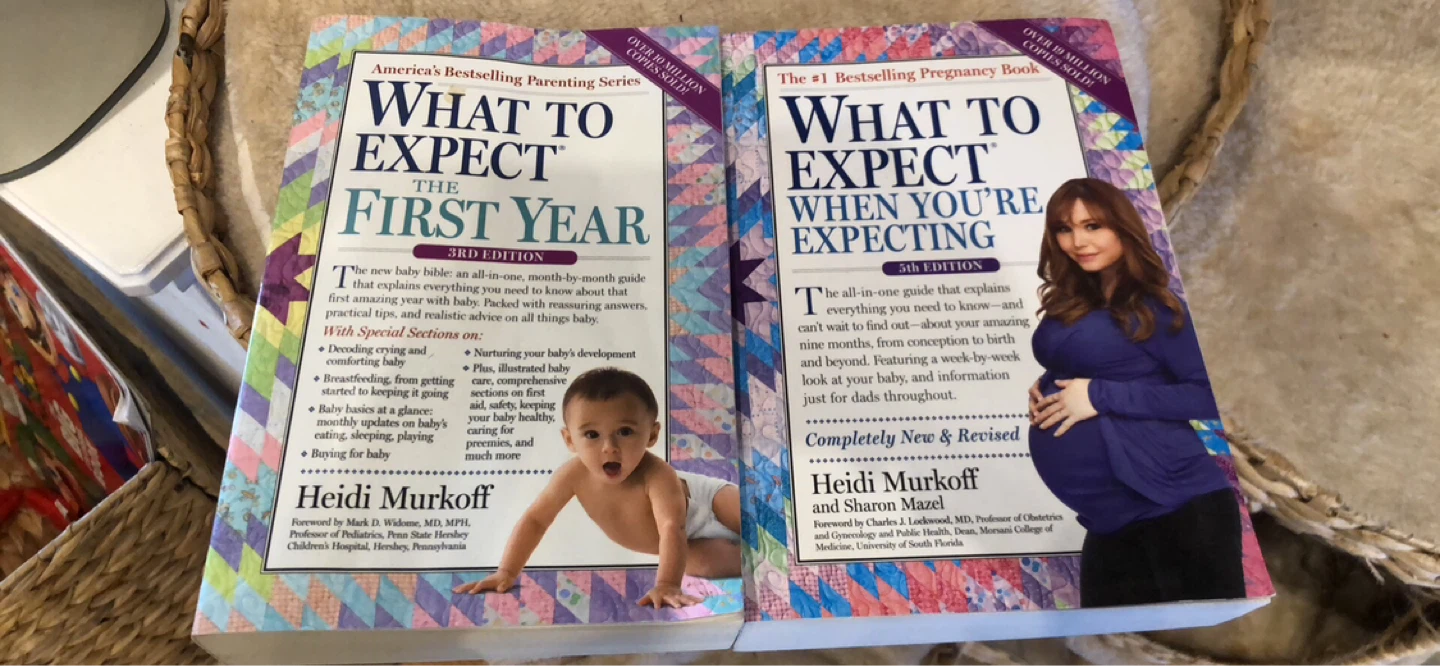 What to Expect The First Year & When You're Expecting Books